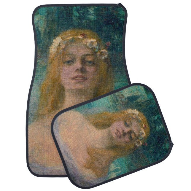 The Lake Fairy Princess (by Kimon Loghi) Car Floor Mat (Set)