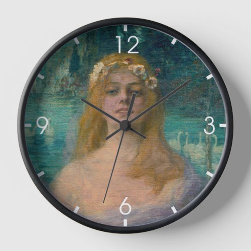 The Lake Fairy Princess by Kimon Loghi Clock