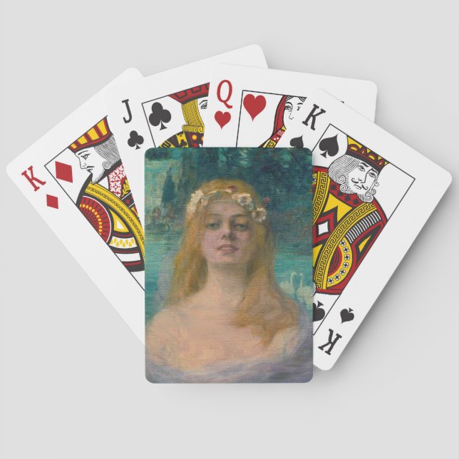 The Lake Fairy Princess (by Kimon Loghi) Poker Cards (Back)