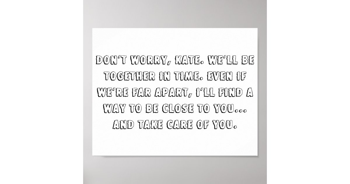 The lake house quote 11" x 8.5" poster | Zazzle.com