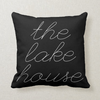 The Lake House Throw Pillow