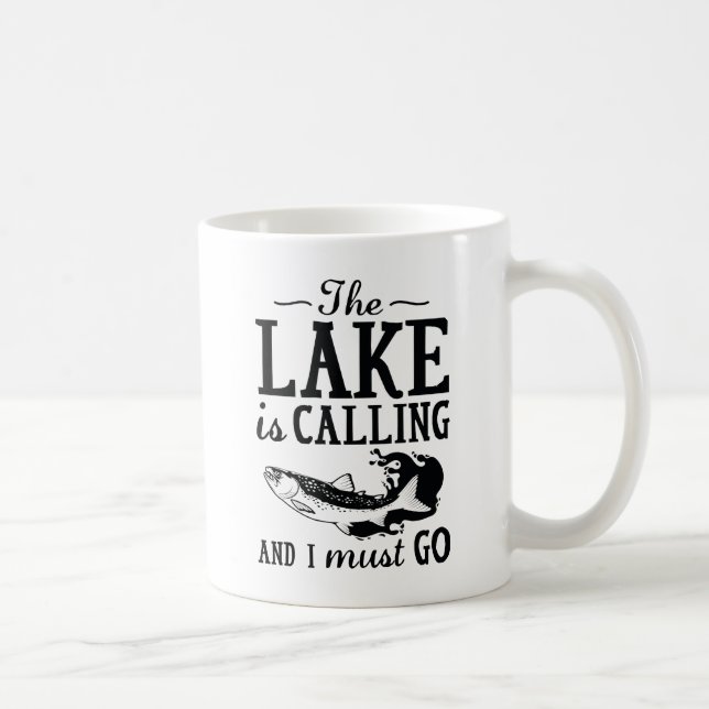 The Lake Is Calling Coffee Mug (Right)