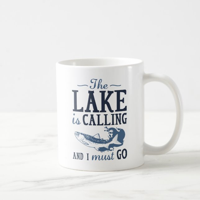 The Lake Is Calling Coffee Mug (Right)