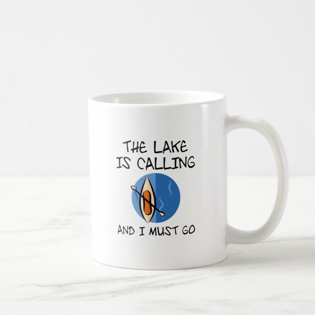The Lake Is Calling Coffee Mug (Right)