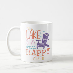 The Lake Is My Happy Place Coffee Mug