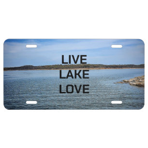 The Lake License Plate