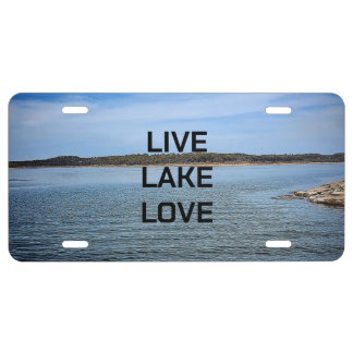 The Lake License Plate
