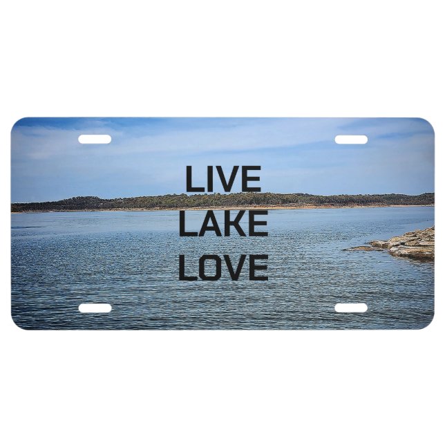 The Lake License Plate (Front)