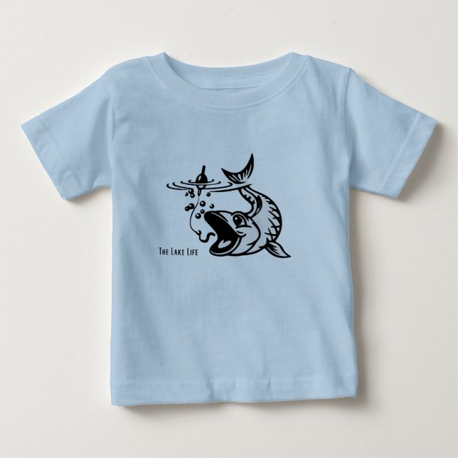 The Lake Life - Fin Baby Shirt (Front)