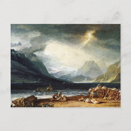 The Lake of Thun Switzerland by JMW Turner Postcard