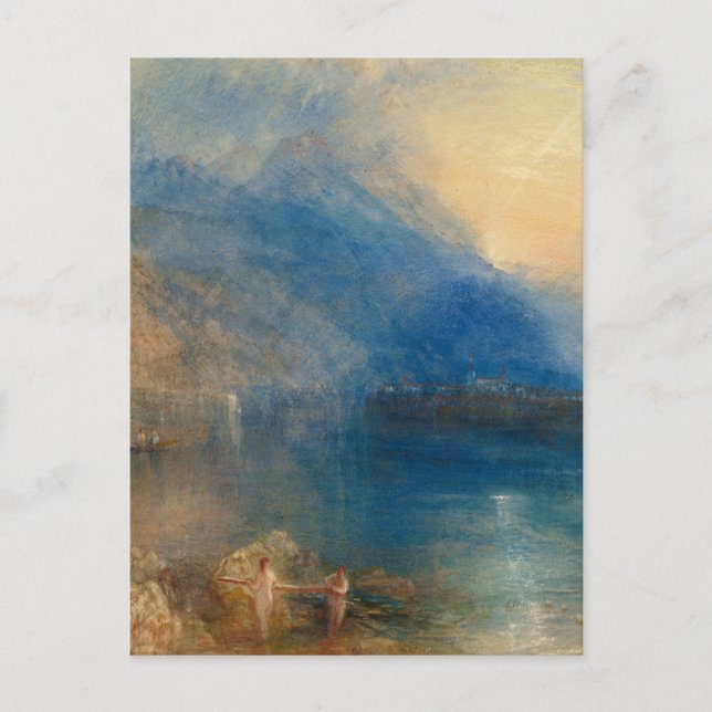 The Lake of Zug Joseph Mallord William Turner Postcard (Front)