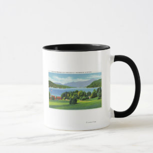 The Lake Whiteface Mt in Distance Mug