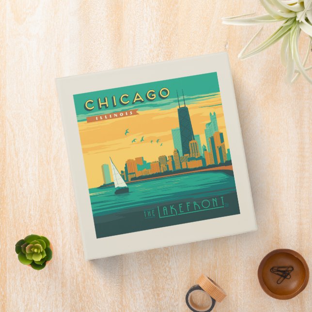 The Lakefront | Chicago, Illinois 3 Ring Binder (In Situ)