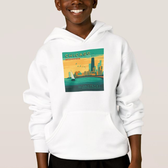The Lakefront | Chicago, Illinois Hoodie (Front)