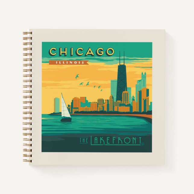 The Lakefront | Chicago, Illinois Notebook (Front)