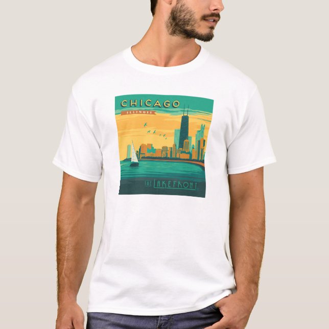 The Lakefront | Chicago, Illinois T-Shirt (Front)