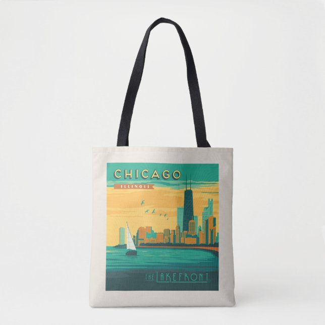 The Lakefront | Chicago, Illinois Tote Bag (Front)