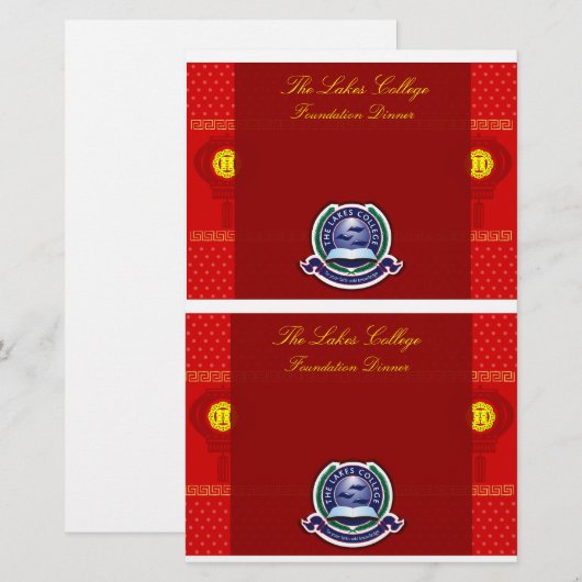 The Lakes College Foundation Dinner table resv (Front/Back)