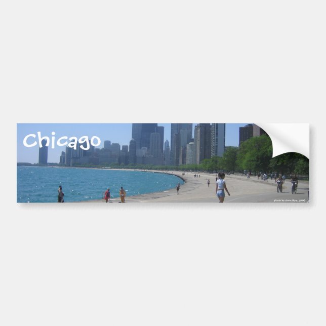 The Lakeshore, Chicago, IL, Chicago, Photo by A... Bumper Sticker (Front)