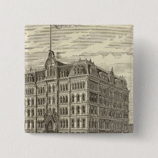 The Lakeside Building, Chicago Pinback Button (Front)