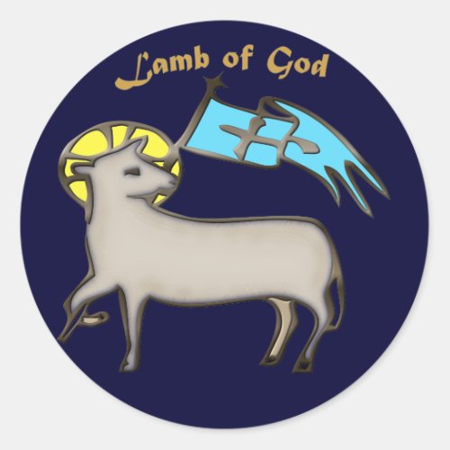 The Lamb of GODSticker Classic Round Sticker
