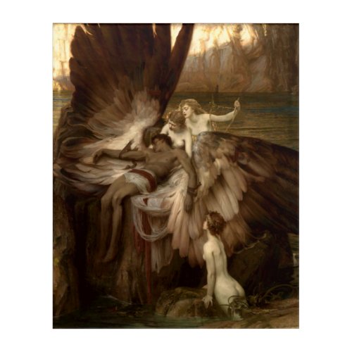 The Lament for Lcarus by Herbert Draper 1898 Acrylic Print