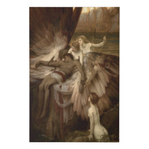 The Lament for Lcarus by Herbert Draper 1898 Faux Canvas Print