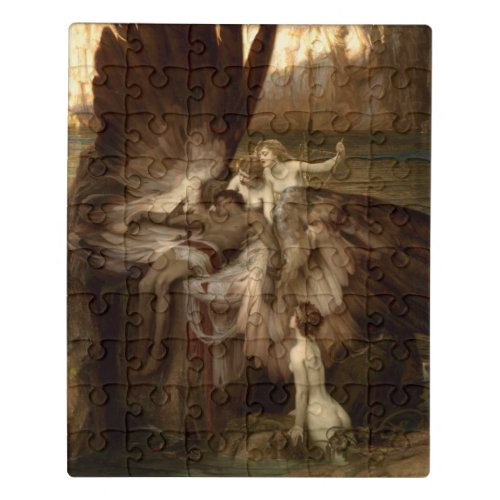 The Lament for Lcarus by Herbert Draper 1898 Jigsaw Puzzle