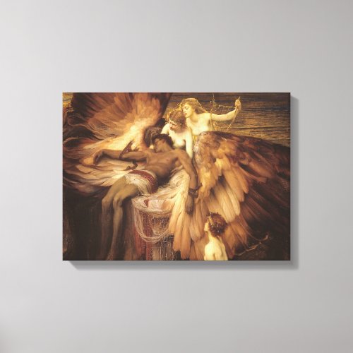 The Lament Of Icarus By Herbert James Draper Canvas Print