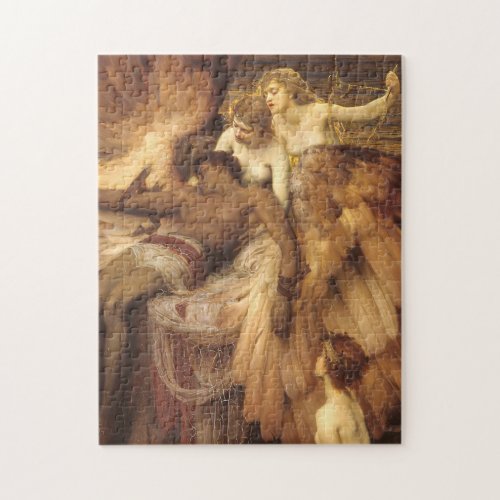 The Lament Of Icarus By Herbert James Draper Jigsaw Puzzle