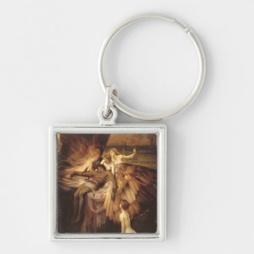 The Lament Of Icarus By Herbert James Draper Keychain