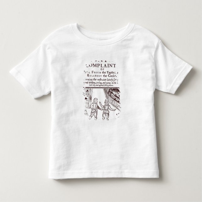 The Lamentable Complaints Toddler T-shirt (Front)