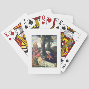 The Lamentation of the Dead Christ Poker Cards