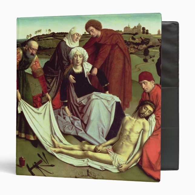 The Lamentation over the Dead Christ 3 Ring Binder (Front/Inside)