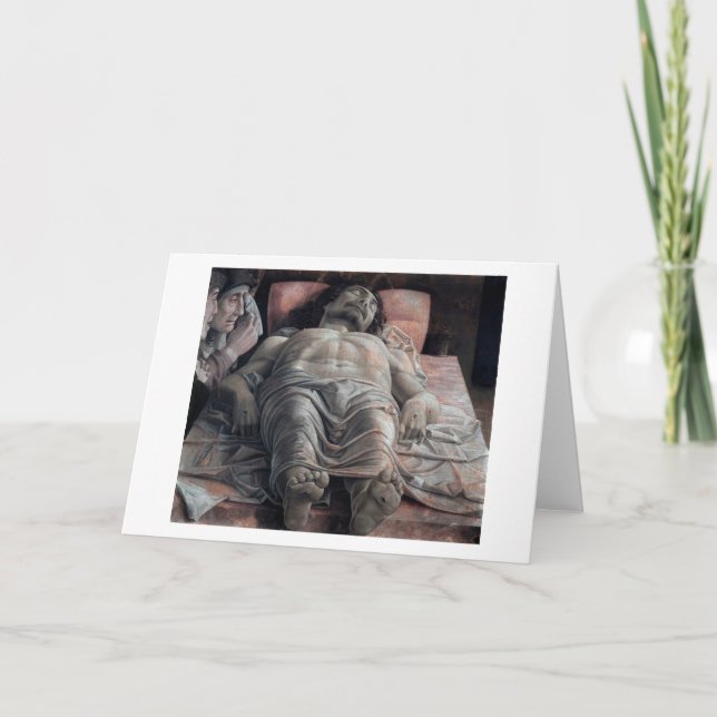The Lamentation over the Dead Christ, Mantegna Card (Front)