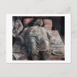 The Lamentation over the Dead Christ, Mantegna Postcard