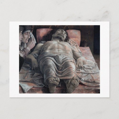 The Lamentation over the Dead Christ Mantegna Postcard