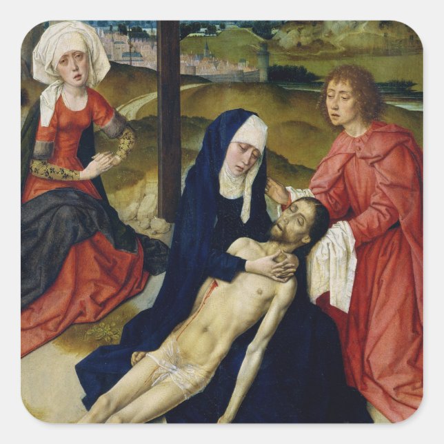 The Lamentation Square Sticker (Front)