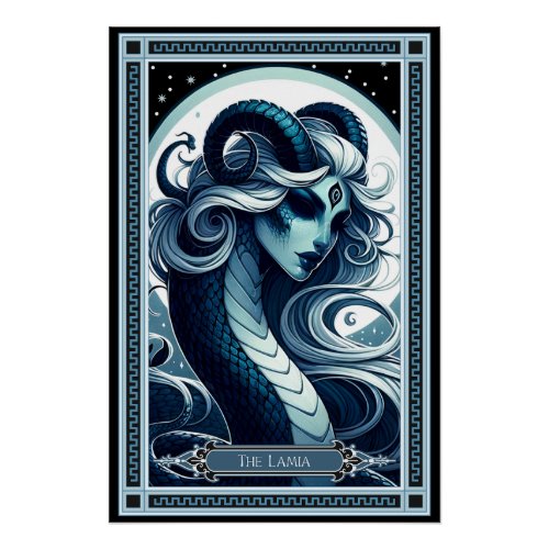 The Lamia Tarot Card Poster