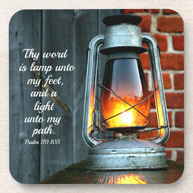 The Lamp Beverage Coaster (Front)