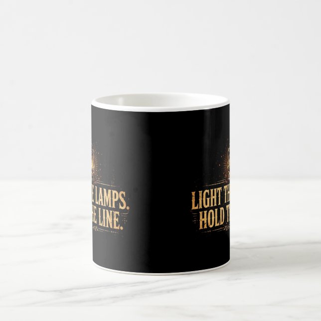The Lamplighter's Lantern — Coffee Mug (Center)