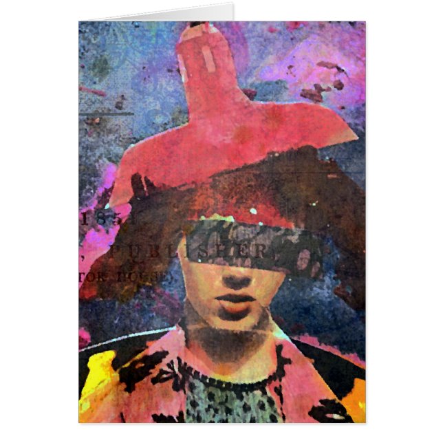 The Lampshade Hat Lady Cards (Front)