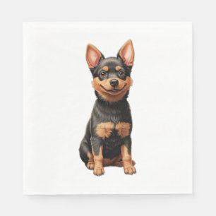 The Lancashire Heeler Classic T-Shirt Napkins