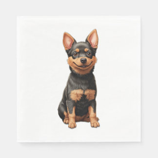 The Lancashire Heeler Classic T-Shirt Napkins