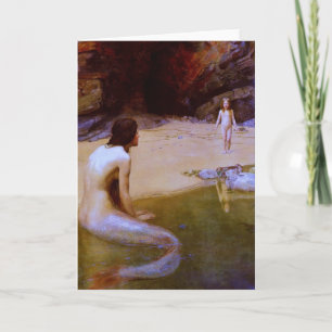 THE LAND BABY (mermaid) ~ Card