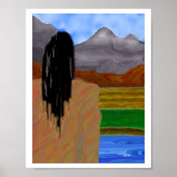 "the Land I'll Never Know" Digital Art Print by Victoreeah at Zazzle