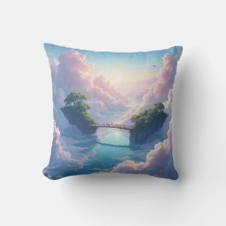 the land of dreams throw pillow