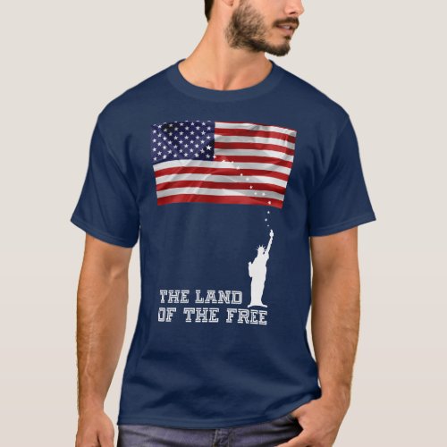 The land of the free American patriot T_Shirt