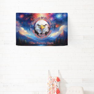 The Land Of The Free Home Brown Eagle Fireworks M Banner
