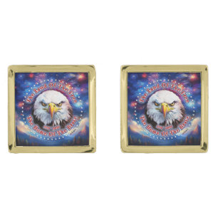 The Land Of The Free Home Brown Eagle Fireworks M Cufflinks